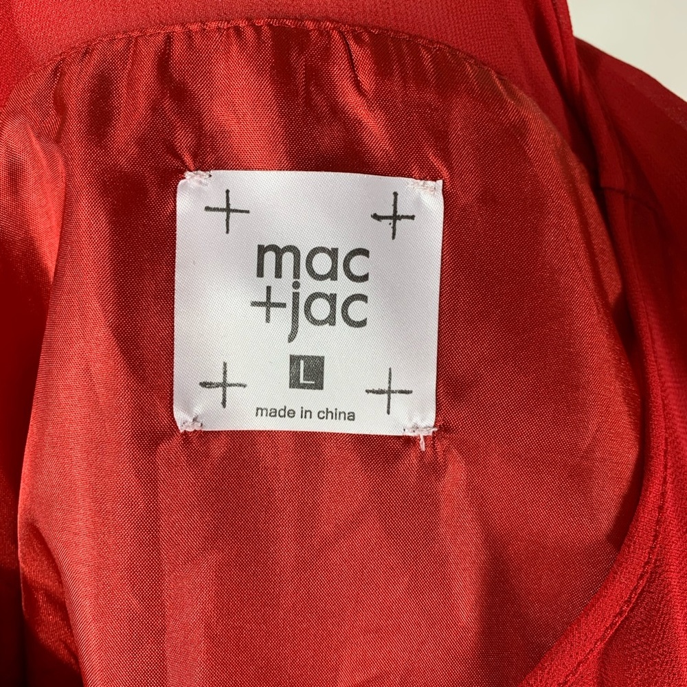 Mac + Jac Red Sheath Sleeveless Dress Size L - Picture 6 of 8